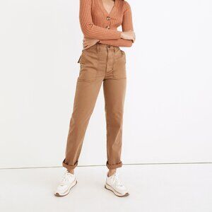 Madewell The Perfect Vintage Straight Workwear Pant - Size 27 - Weathered Walnut